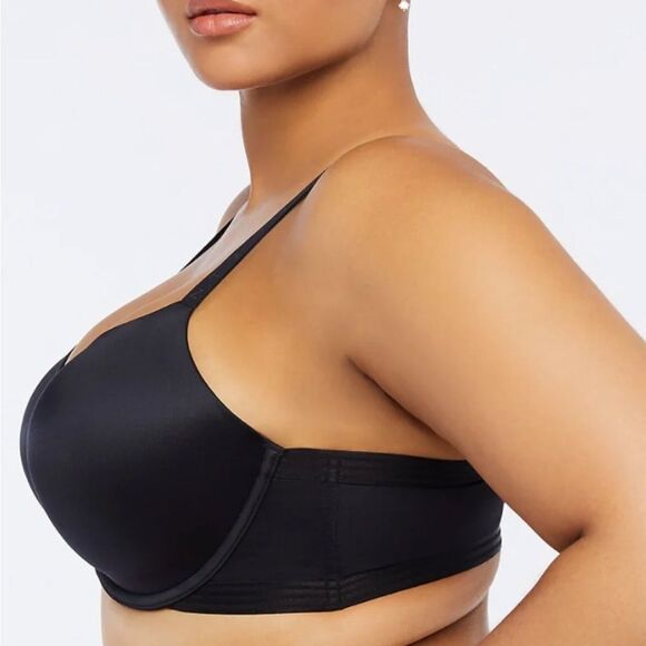 Savage X Fenty Core Microfiber T-Shirt Bra 38DD Black Caviar - Picture 4 of 6